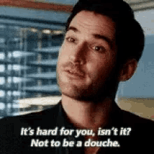 Lucifer Its Hard For You GIF - Lucifer Its Hard For You Isnt It GIFs