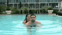 Couples Swimming GIF