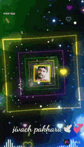 a picture of a man in a frame with the name jawach pakharu on it