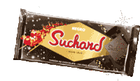 Suchard Turron Cuchard Sticker - Suchard Turron Cuchard Chocolate Negro Stickers