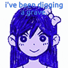 Omori Digging My Own Grave GIF - Omori Digging My Own Grave Grave GIFs