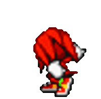 Knuckles Knuckles The Echidna Sticker - Knuckles Knuckles The Echidna Spinning Stickers