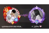 a picture of a man and a picture of a woman with the name innocent hunter on the bottom right