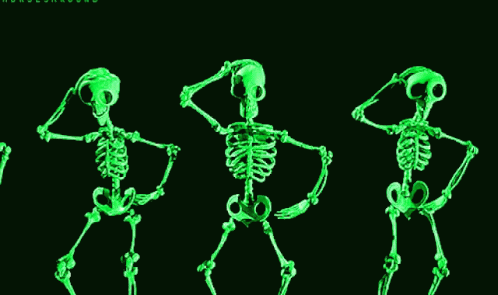 skeleton head animation