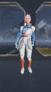 a girl with pink hair is wearing a shirt that says drift