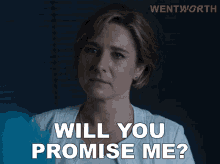 Will You Promise Me Bridget Westfall GIF - Will You Promise Me Bridget Westfall Wentworth GIFs