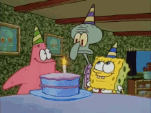 Spongebob Squidward GIF - Spongebob Squidward Happy Birthday GIFs