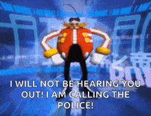 Eggman I Will Not Be Hearing You Out GIF - Eggman I Will Not Be Hearing You Out GIFs