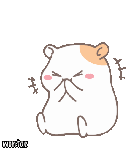 Wontae Hamster Sticker - Wontae Hamster Laughing Stickers