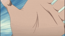 a close up of a person 's hand with animekat.tv written on the bottom right