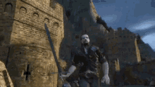 Swinging A Sword The Witcher GIF - Swinging A Sword The Witcher Ready To Fight GIFs