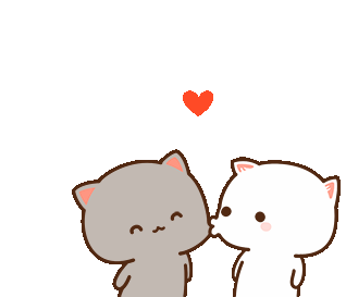 Mochi Cat Sticker - Mochi Cat Kiss Stickers