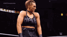 Rhea Ripley Wrestling GIF - Rhea Ripley Wrestling Struggle GIFs