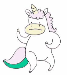 Pink Fluffy Unicorn GIFs