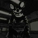 a computer generated image of a mouse with binary numbers on it 's head