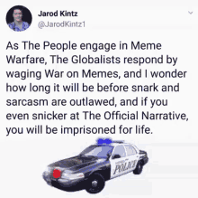 Meme Warfare GIF - Meme Warfare Police Car GIFs