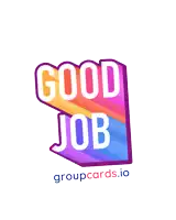 a logo for a company called good job
