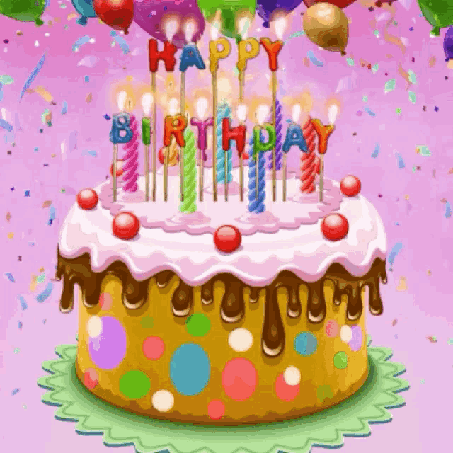 happy birthday celebration cake
