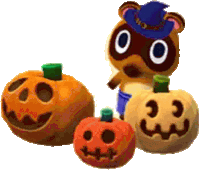 Animal Crossing Halloween Sticker - Animal Crossing Animal Halloween Stickers