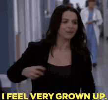 Greys Anatomy Amelia Shepherd GIF - Greys Anatomy Amelia Shepherd I Feel Very Grown Up GIFs