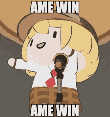 Amelia Watson Ame Win GIF - Amelia Watson Ame Win Amelia GIFs