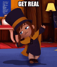A Hat In Time Get Real GIF - A Hat In Time Get Real Hat Kid GIFs