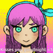 Aubrey Omori Kiss Goodnight GIF - Aubrey Omori Kiss Goodnight GIFs
