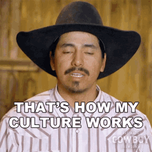 Thats How My Culture Works Stephen Yellowtail GIF - Thats How My Culture Works Stephen Yellowtail Ultimate Cowboy GIFs