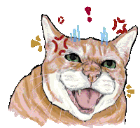 Grumpy Ginger Cat Dkpmarts Sticker - Grumpy Ginger Cat Dkpmarts Tia Buding Stickers