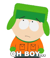 Oh Boy Kyle Sticker - Oh Boy Kyle South Park Stickers