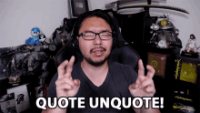 Quote Unquote Air Quotes GIF
