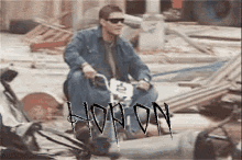 Hop On Motorcycle GIF - Hop On Motorcycle Jensen Ackles GIFs