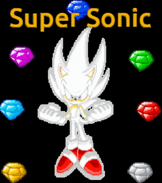 Sonic Chaos Emerald Stickers