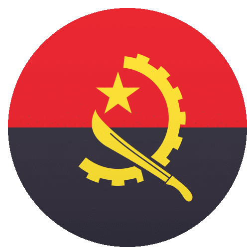 Angola Flags Sticker - Angola Flags Joypixels Stickers