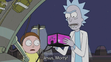 Jesus Morty Rick And Morty GIF - Jesus Morty Rick And Morty Oh My God GIFs