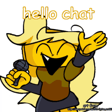 Hello Chat Hello Chat Gif GIF - Hello Chat Hello Chat Gif Fnf GIFs
