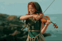 Lindsey Stirling Ocean GIF - Lindsey Stirling Ocean Violin GIFs