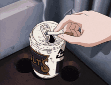 Anime Cigarette GIF - Anime Cigarette Tap Cigarette GIFs