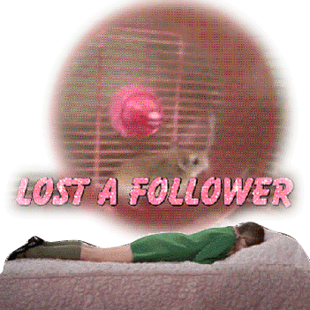 Lost A Follower Stressed Sticker - Lost A Follower Stressed Sad Stickers
