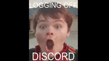 logging off discord