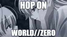 haru sora worldzero hop on hop on world zero