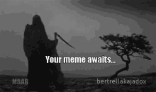 Grim Reaper Karma GIF - Grim Reaper Karma Meme GIFs