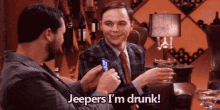 Drunk Sheldoncooper GIF - Drunk Sheldoncooper Jeepers GIFs