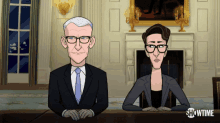 stare speechless judging you anderson cooper our cartoon president