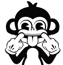 Labmonkeys Middle Finger GIF - Labmonkeys Middle Finger Monkeying Around GIFs
