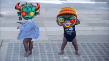 a baby wearing a pacifier and a hat with the number 24 on them