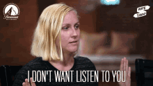 Dont Want To Listen To You Done Listening GIF - Dont Want To Listen To You Done Listening Stop Talking GIFs