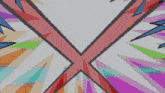 two anime characters are standing next to each other and one has a red haired character and the other has a gray haired character
