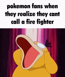 Pokemon Fire Fighting GIF - Pokemon Fire Fighting Psyduck GIFs