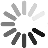 a black and white loading circle with a white circle in the middle
